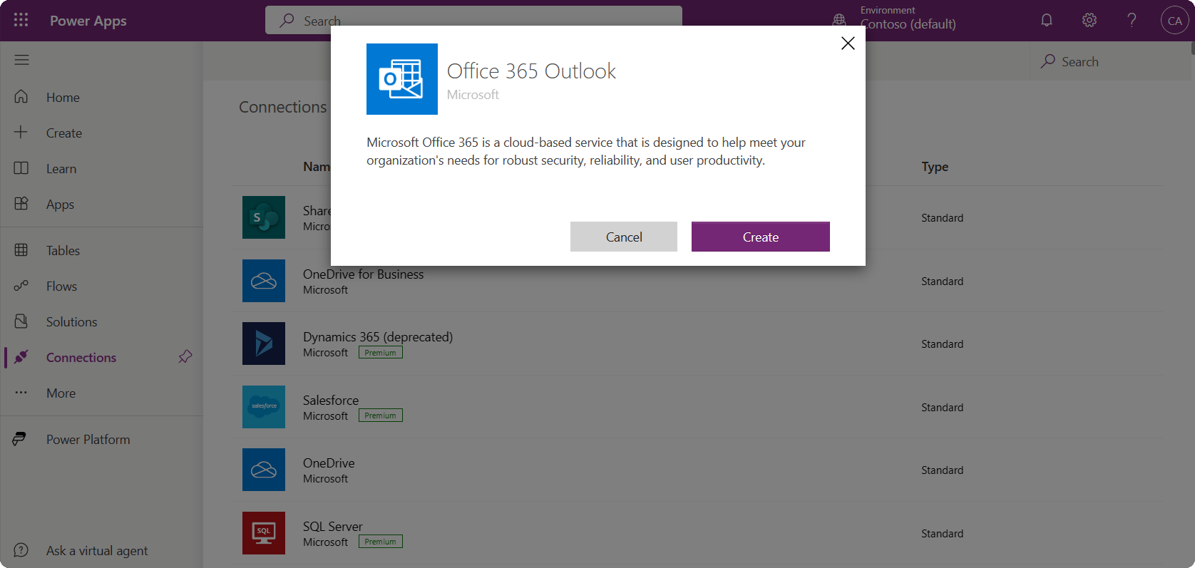 Outlook Connection