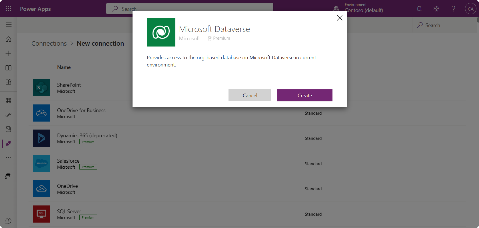 Dataverse Connection